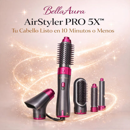 BellaAura AirStyler PRO 5X™ - Tu Cabello Listo en 10 Minutos o Menos