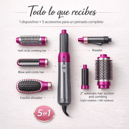 BellaAura AirStyler PRO 5X™ - Tu Cabello Listo en 10 Minutos o Menos