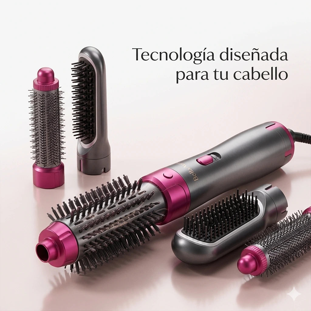 BellaAura AirStyler PRO 5X™ - Tu Cabello Listo en 10 Minutos o Menos